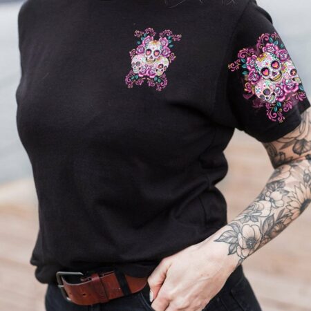 I AM A SWEET GIRL 3 SUGAR SKULLS ALL OVER PRINT - TLTW2311224