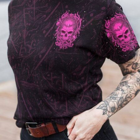 HELLO DARKNESS MY OLD FRIEND SKULL ALL OVER PRINT - YHHN1512224