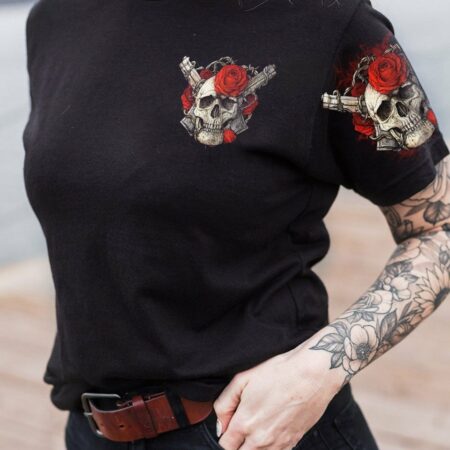 IF I SAY FIRST OF ROSE SKULL ALL OVER PRINT - YHHN0301232