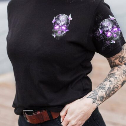 I'M NOT A B I'M A WOMAN SKULL SMOKE ALL OVER PRINT - TLTW0901232