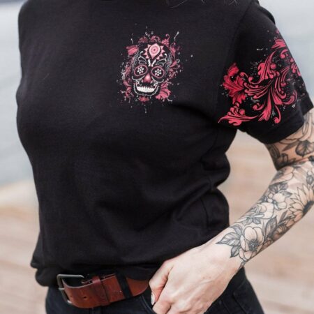 I AM A SWEET GIRL BUT IF YOU PISS ME OFF SUGAR SKULL ALL OVER PRINT - YHHG1612221