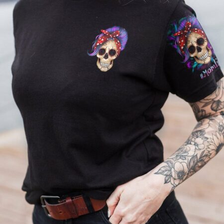 BUT DID YOU DIE MOM LIFE PURPLE MESSY BUN ALL OVER PRINT - TLTR1702234