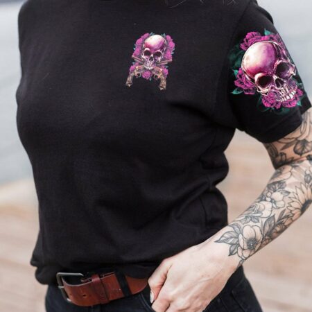 IT'S NOT HOW CRAZY ROSE SKULL G ALL OVER PRINT - TLTR0312222