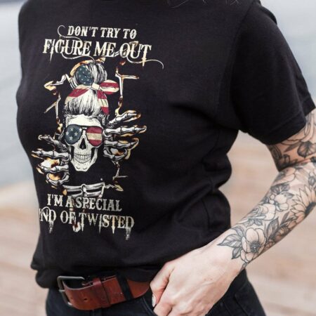 DON'T TRY TO FIGURE ME OUT COTTON SHIRT - TLTW2811221