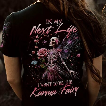 KARMA FAIRY SKULL ALL OVER PRINT - YHLN0103232