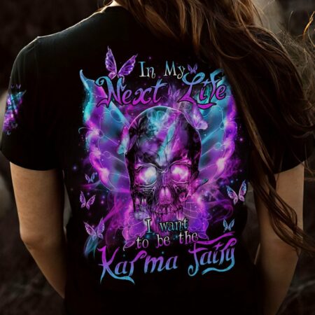 KARMA FAIRY SKULL BUTTERFLY ALL OVER PRINT - TLNO2312222