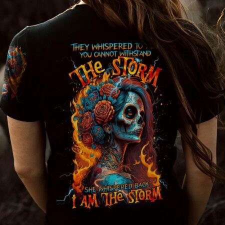 I AM THE STORM SUGAR SKULL FIRE ALL OVER PRINT - TLTR1103232