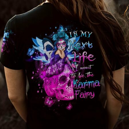 KARMA FAIRY SUGAR SKULL ALL OVER PRINT - YHHN1612222
