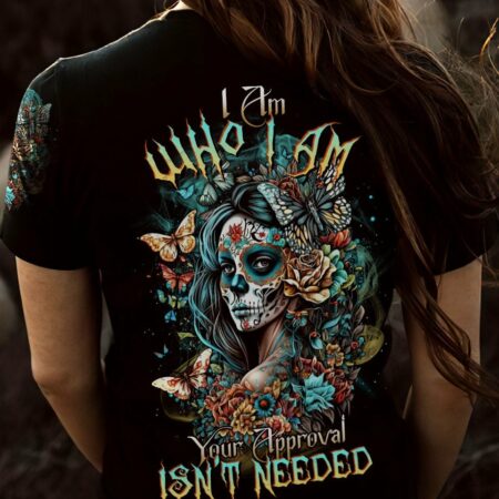 I AM WHO I AM SUGAR SKULL ALL OVER PRINT - TLTR1803233