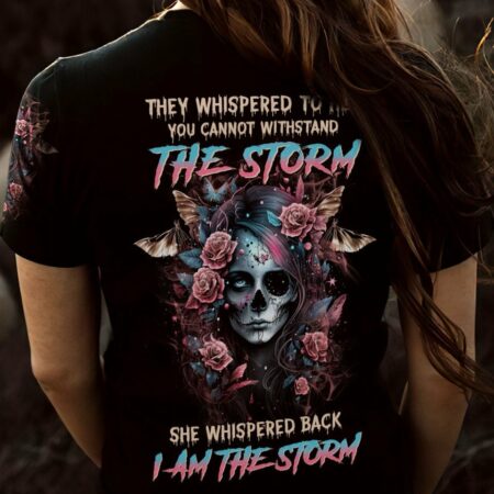 I AM THE STORM SUGAR SKULL ALL OVER PRINT - YHHN0703231