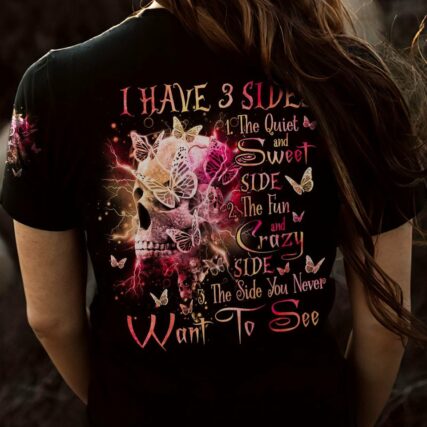 I HAVE 3 SIDES BUTTERFLY SKULL ALL OVER PRINT - TLNO1712221