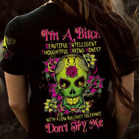 I'M A B SUGAR SKULL ALL OVER PRINT - TLTW1212224