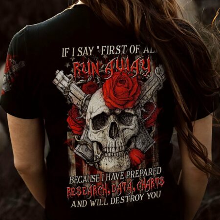 IF I SAY FIRST OF ROSE SKULL ALL OVER PRINT - YHHN0301232