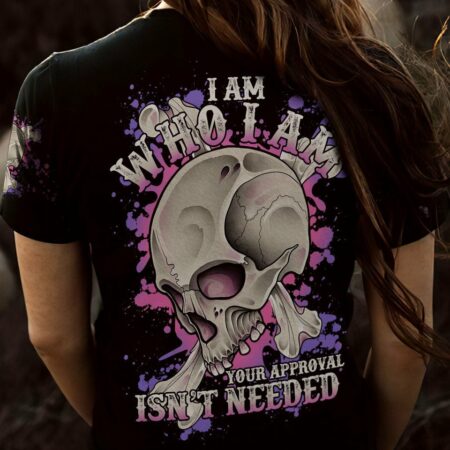 I AM WHO I AM SKULL BONES ALL OVER PRINT - TLTY0811224