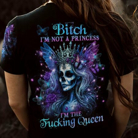 I'M THE F QUEEN SUGAR SKULL ALL OVER PRINT - YHHG0103233