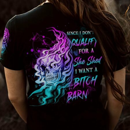 I WANT A B BARN ROSE SKULL ALL OVER PRINT - YHHG0501232