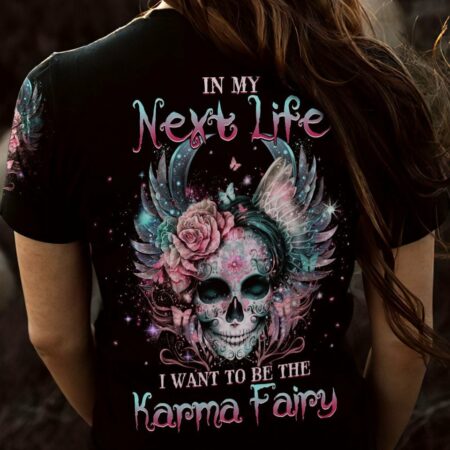 KARMA FAIRY SKULL SUGAR SKULL ALL OVER PRINT - YHHG1502232