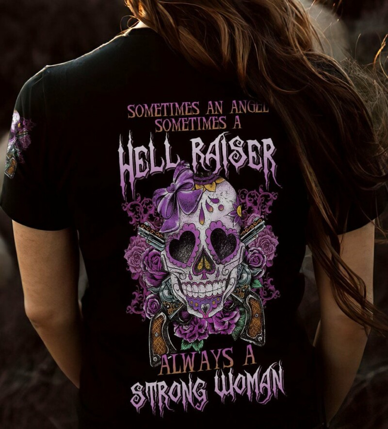 ALWAYS A STRONG WOMAN SUGAR SKULL ALL OVER PRINT - TLNZ2712221