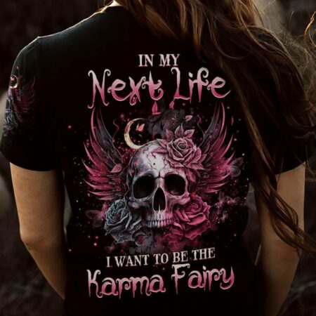 KARMA FAIRY SKULL ALL OVER PRINT - YHHG1302232