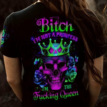 I'M THE FKING QUEEN ROSE SKULL ALL OVER PRINT - TLTW0702233
