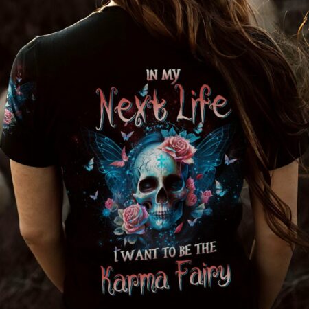 KARMA FAIRY SKULL ALL OVER PRINT - YHDU0703231