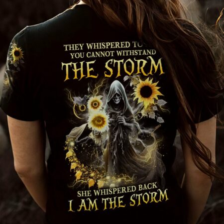 I AM THE STORM REAPER SUNFLOWER ROSES WINGS ALL OVER PRINT - YHLN1503234