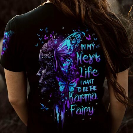 KARMA FAIRY SKULL BUTTERFLY ALL OVER PRINT - TLTW0603231
