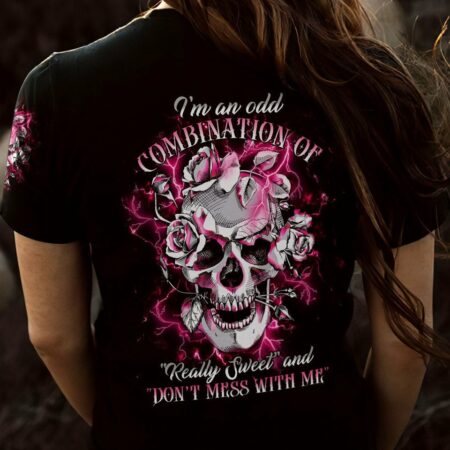 DON'T MESS WITH ME FLOWER SKULL ALL OVER PRINT - TLTR2612224