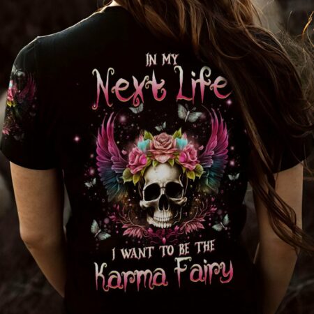 KARMA FAIRY SKULL ALL OVER PRINT - YHHG0702235