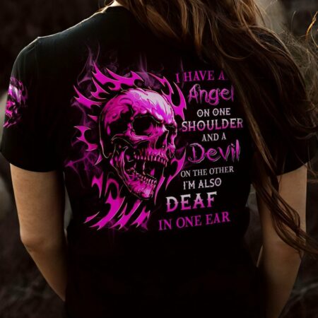 I HAVE AN ANGEL AND A DEVIL ALL OVER PRINT - YHHN2912222