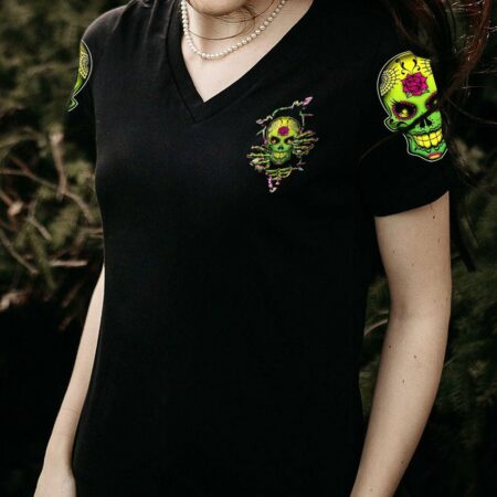 DON'T TRY TO FIGURE ME OUT SUGAR SKULL CRACK ALL OVER PRINT - TLTW0912223