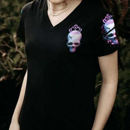 I GOT THIS S HANDLED CROWN SKULL ALL OVER PRINT - TLTR3012221