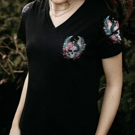 KARMA FAIRY SKULL SUGAR SKULL ALL OVER PRINT - YHHG1502232