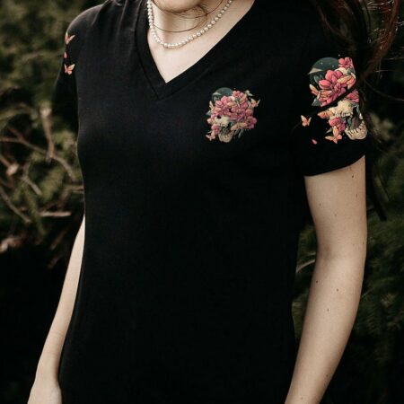 I'M A B FLOWER SKULL ALL OVER PRINT - TLTW2812221