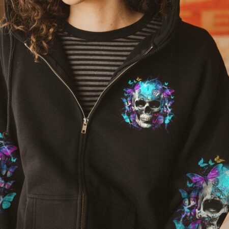 I AM THE STORM BUTTERFLY SKULL ALL OVER PRINT - TLTW0703232