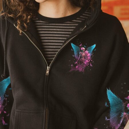 KARMA FAIRY SKULL SKELETON ROSE ALL OVER PRINT - TLTW0603237