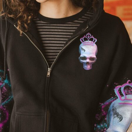 I GOT THIS S HANDLED CROWN SKULL ALL OVER PRINT - TLTR3012221