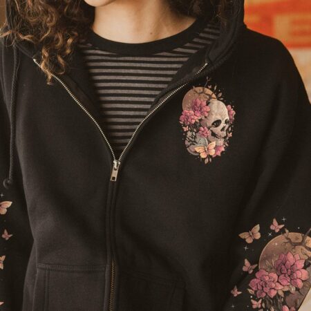 I AM A SWEET GIRL FLOWER SKULL ALL OVER PRINT - TLNZ2712224
