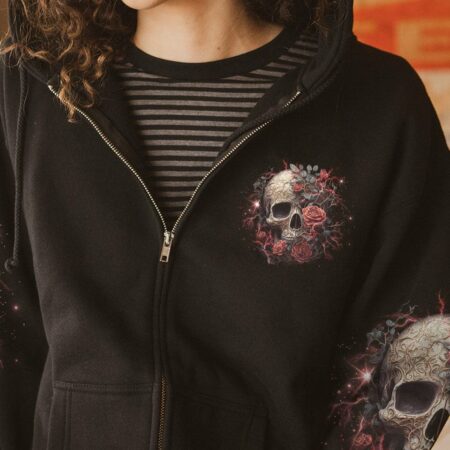 I AM THE STORM SKULL ROSE ALL OVER PRINT - TLNO0103233