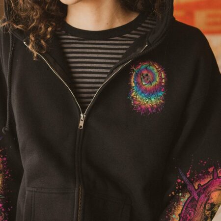 IF YOU THINK I'M A B LONG HAIR SKULL ALL OVER PRINT - TLTY3011222