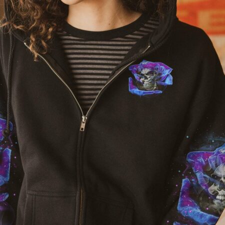 IF YOU WANT ME TO CONTROL MY TEMPER ROSE SKULL ALL OVER PRINT - TLTR0501231