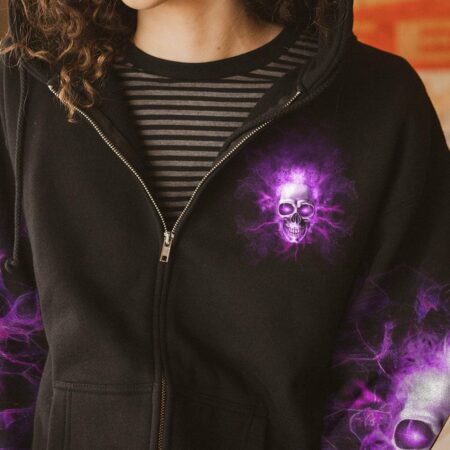 I'M A B DON'T TRY ME FIRE SKULL ALL OVER PRINT - YHLN1201231