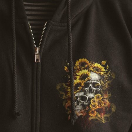 I AM A SWEET GIRL BUT IF YOU PISS ME OFF SUNFLOWER SKULL ALL OVER PRINT - TLTW0703235