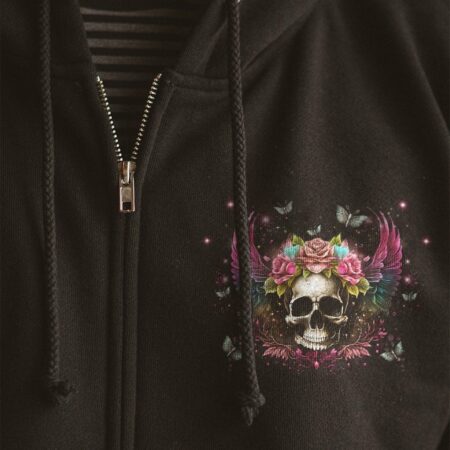 KARMA FAIRY SKULL ALL OVER PRINT - YHHG0702235