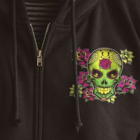I HAVE 3 SIDES SUGAR SKULL ROSE ALL OVER PRINT - TLTW1712221