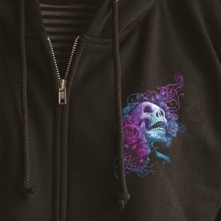 IF YOU WANT ME TO CONTROL MY TEMPER ROSE SKULL ALL OVER PRINT - TLNZ3103232