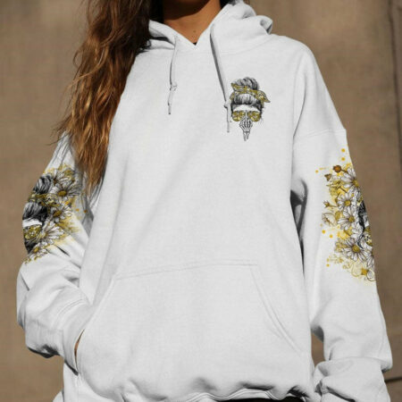 I'M A B DON'T TRY ME MESSY BUN DAISY ALL OVER PRINT - TLNO1704232