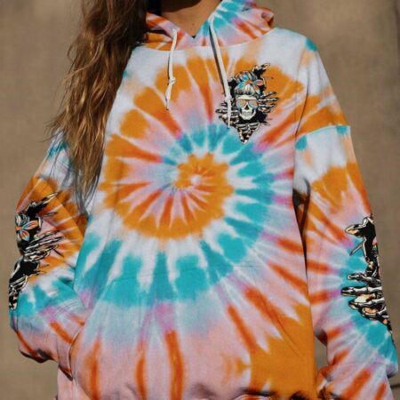 DON'T TRY TO FIGURE ME OUT TIE DYE MESSY BUN ALL OVER PRINT - TLTW2604233