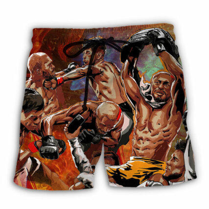MMA Make Me Strong Sport Lover - Beach Short - Owl Ohh - Owl Ohh