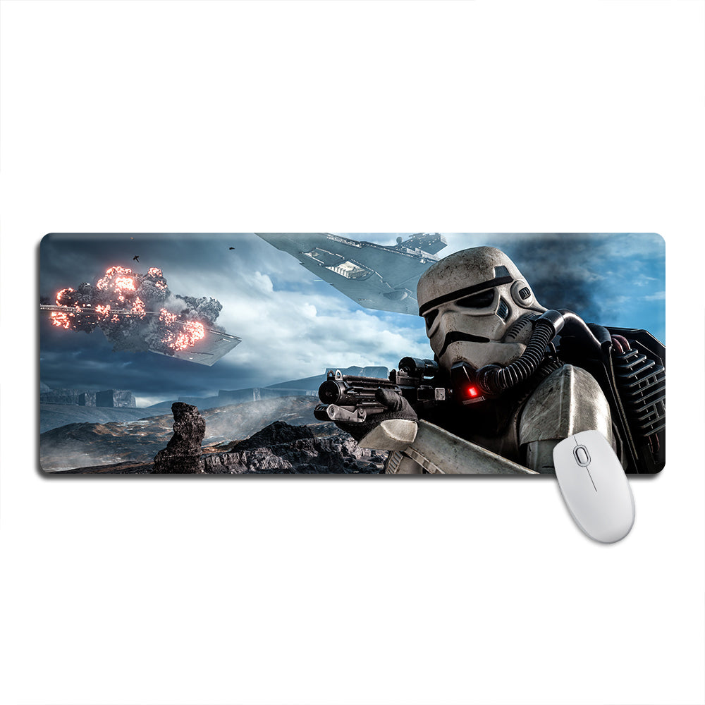 Star Wars Stormtrooper Battlefront Star Destroyer - Mouse Pad Plus Size